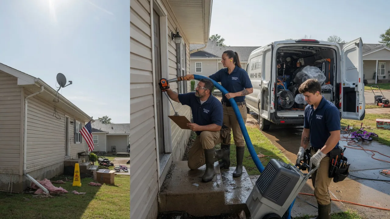 Ceiling Water Damage Restoration in Mantorville, MN near me